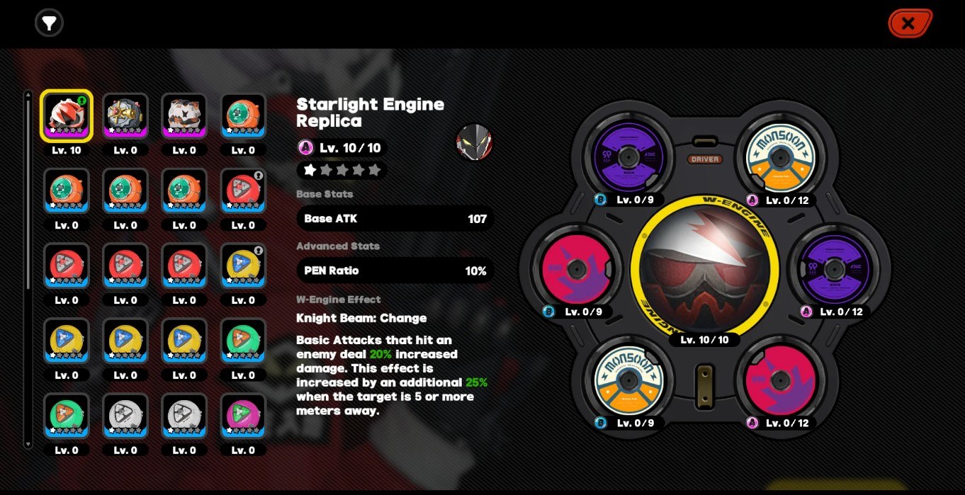 젠레스 존 제로 레벨 40 기준 B급 5재련과 A급 명함 W-엔진 스탯 차이 및 교체 타이밍 가이드