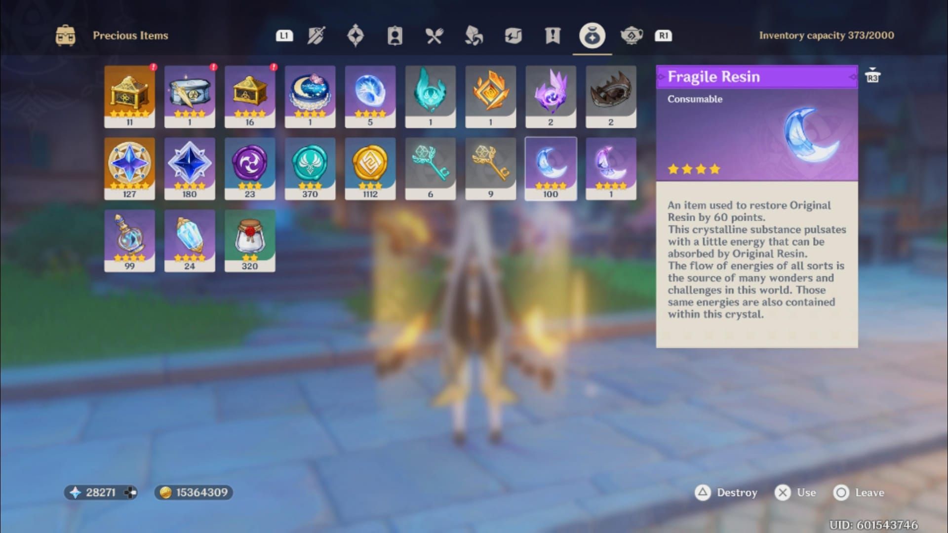 원신 초보자가 AR 45 이전까지 절대 사용하면 안 되는 약한 레진과 매일 써야 하는 퓨어 레진 비교