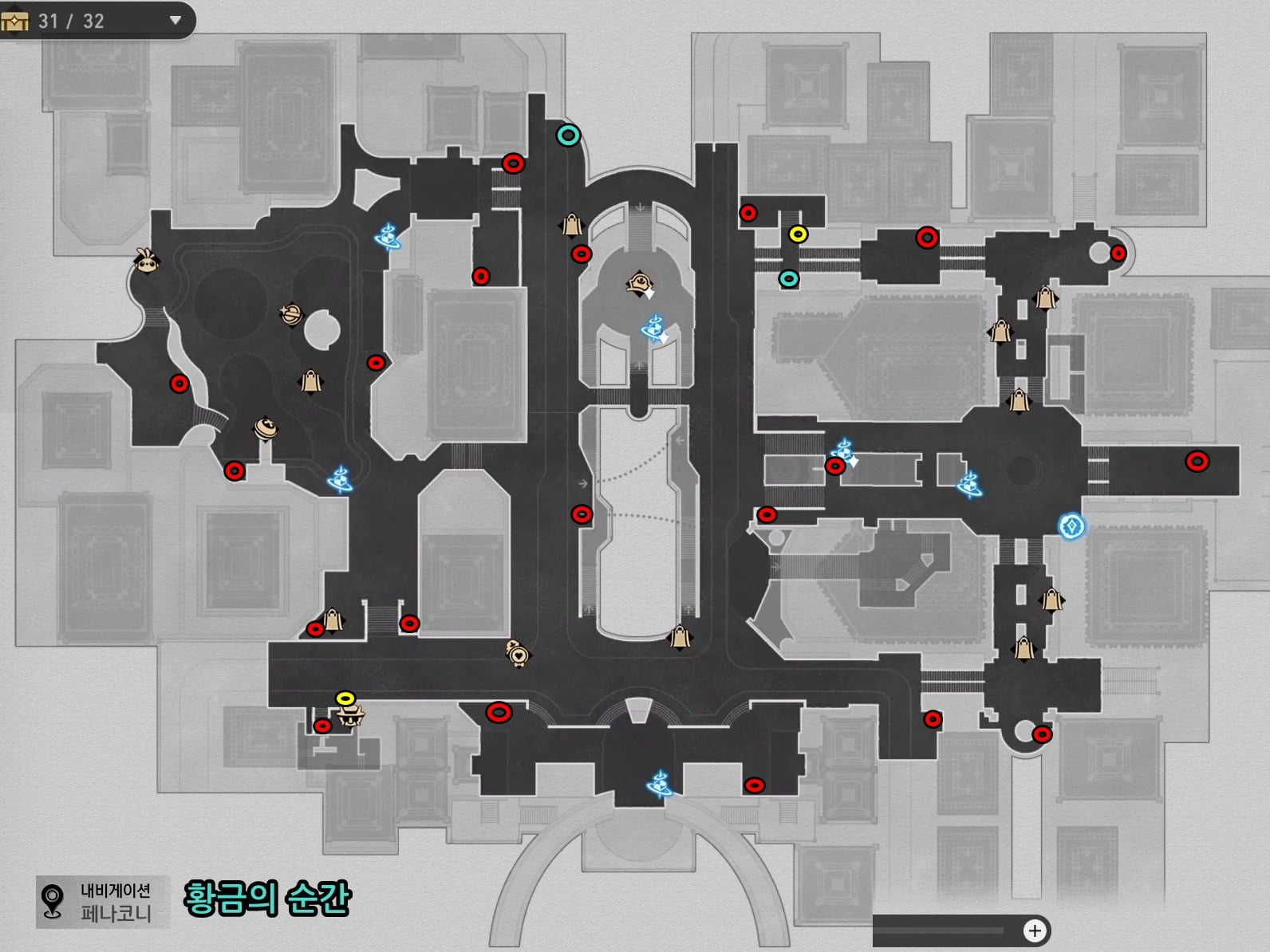 붕괴 스타레일 호요랩 공식 인터랙티브 맵을 활용한 페나코니 지역 보물상자 및 저금통 파밍 위치 안내